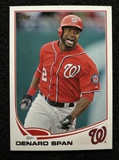 DENARD SPAN #US38 2013 Topps Update Series Washington Nationals