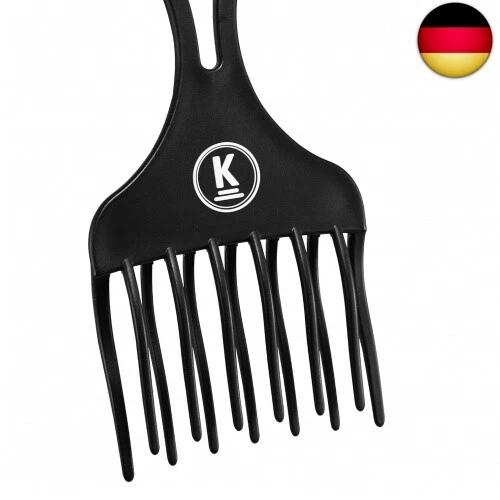 K-Pro Fingerstyler Afro Kamm Grob - Natur-Locken, Dauerwelle, Strähnen - 1 Stück - Bild 6 von 7