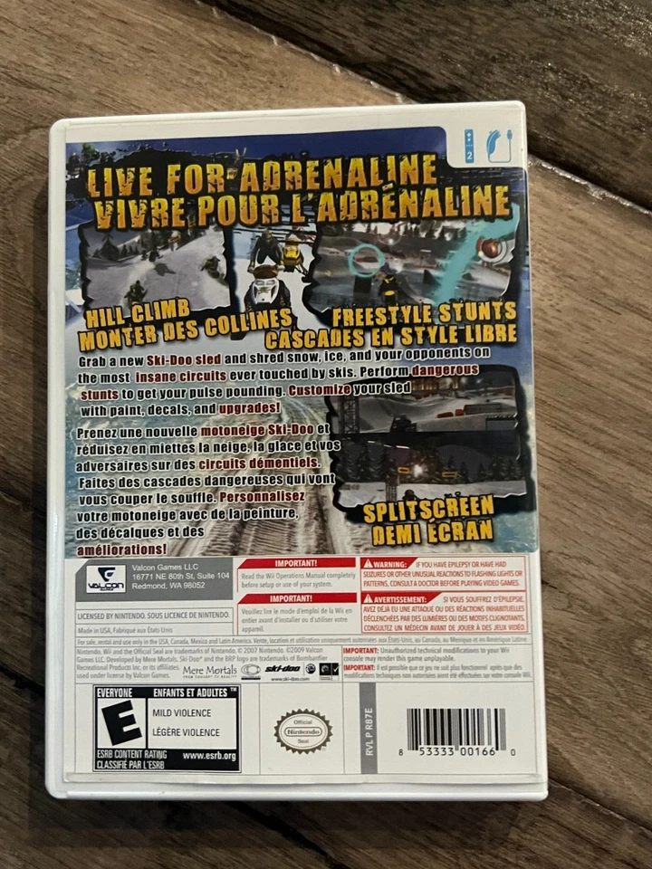 Ski-Doo: Snowmobile Challenge (Nintendo Wii, 2009) CIB - Image 4 of 4