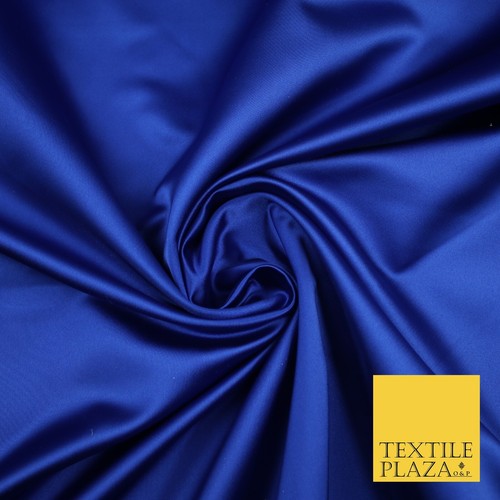 28 COLOURS Luxury Plain Smooth Dull Matt Duchess Bridal Satin Fabric Dress 58" - Picture 52 of 59