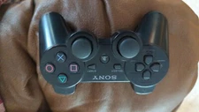 Wireless Sony PlayStation DualShock 3 Wireless Controller - Black (CECHZC2U)