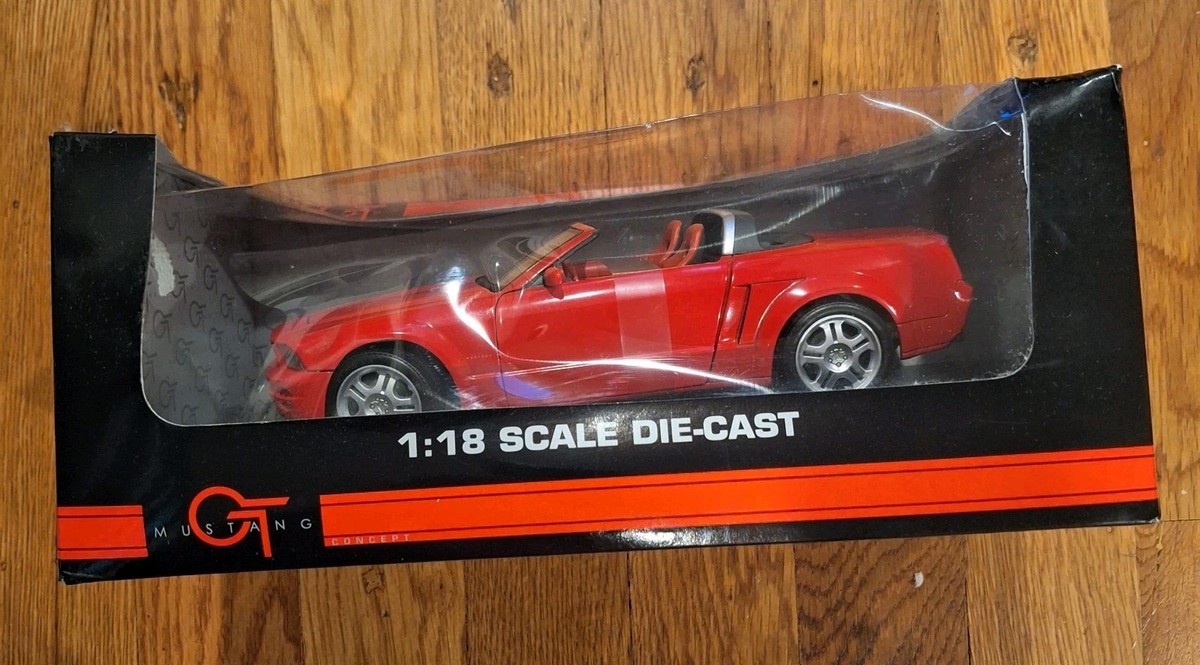 Beanstalk Group 1:18 Scale Ford Mustang GT Concept, Red