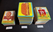1963 Topps Football Cards 1-170 (P-NM) - You Pick - Complete Your Set