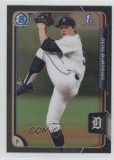 2015 Bowman Draft Chrome Asia Exclusive Black Refractor Beau Burrows #17 0b3