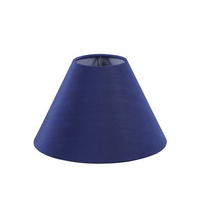 56033, Hardback Empire Transitional UNO Lamp Shade, Cobalt Blue, 4'' Top x 10''...