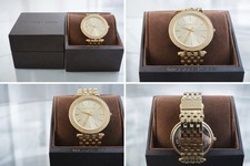 Michael Kors MK3191 Darci Gold-Tone Stainless Steel Bracelet 39mm Women's Watch
