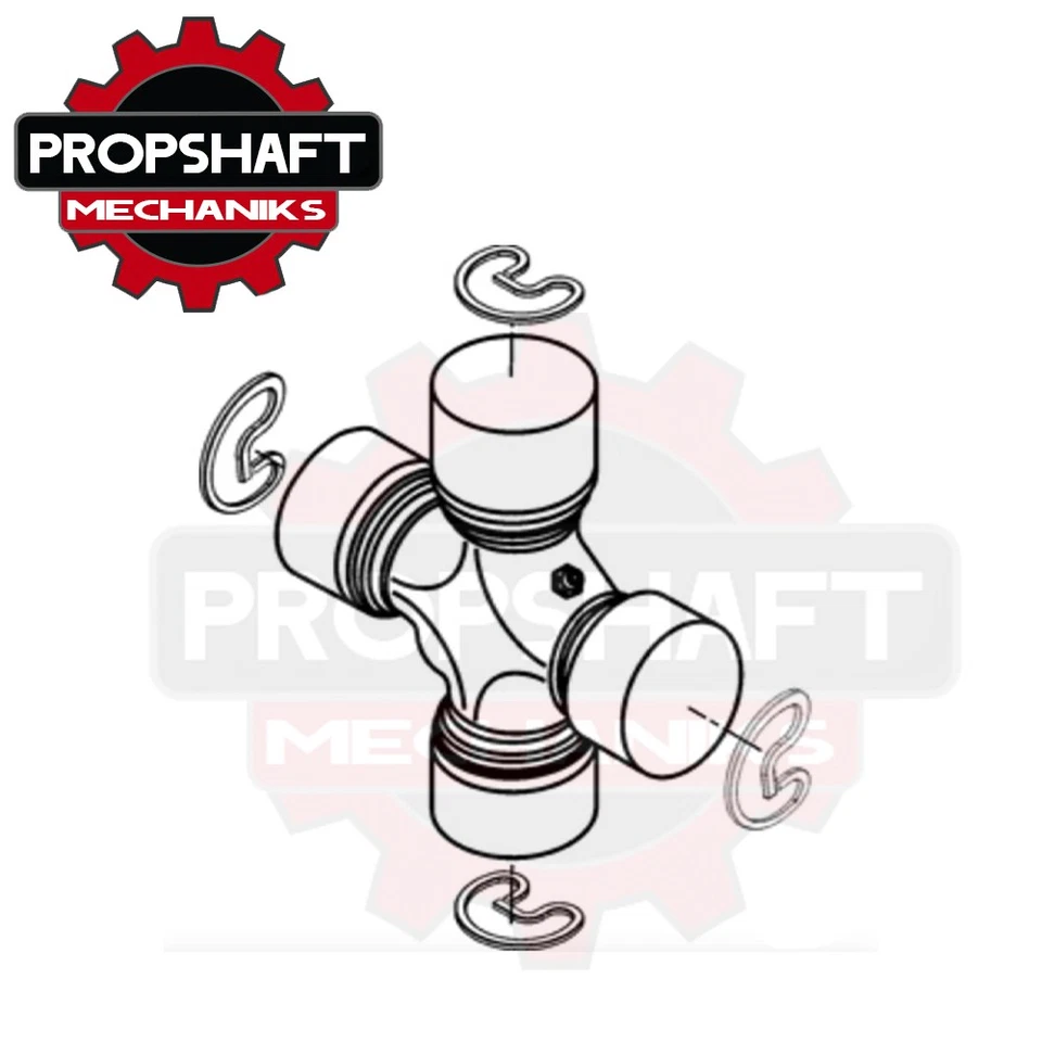 3 x SPL55-1X Spicer eje de transmisión trasero junta universal Ford GMC, Chev 1.375"x4.188" Foto 2 de 2