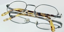 Vintage CERRUTI 1881 eyeglasses C 1582 C CM Silver Metal Tortoise NEW 48-22-140