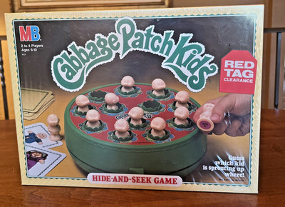 Vintage NEW Sealed 1984 CABBAGE PATCH KIDS Hide & Seek Game Milton Bradley