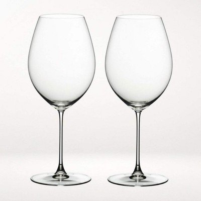 Riedel Veritas Old World Syrah Wine Glasses | Set of 2 | Excellent Condition