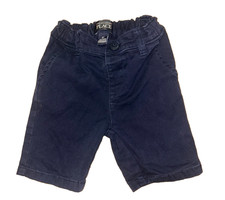 The Children's Place Navy Uniform Shorts with Adjustable Waistband - 3T