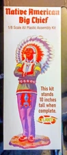 New 2024 Native American Big Chief Indian Model Kit reissue - Atlantis 1:8 scale