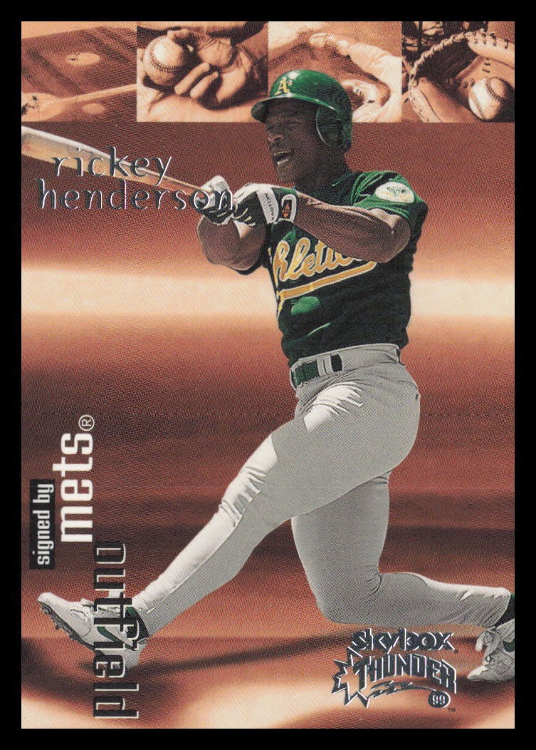 1999 SkyBox Thunder #143 Rickey Henderson