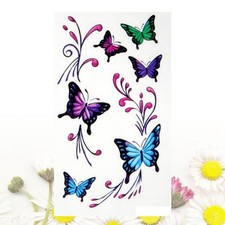  10 arkuszy Osobowość Naklejki tymczasowe Kolorowy wzór Naklejki do