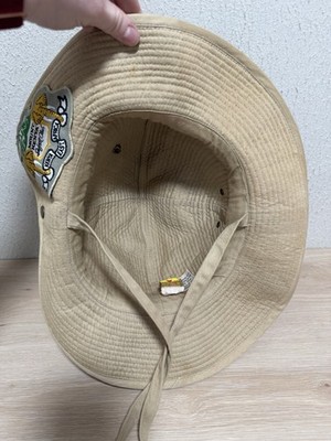 Vintage Banana Republic Bush Hat Safari British Khaki Size Large