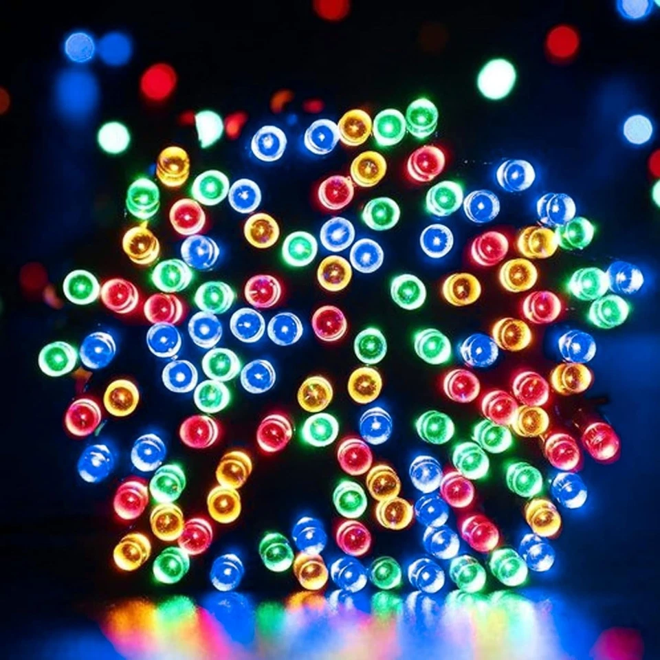 Christmas Lights 300 LED 100FT Waterproof 8 Modes String Lights Indoor Outdoor - Image 3 of 4