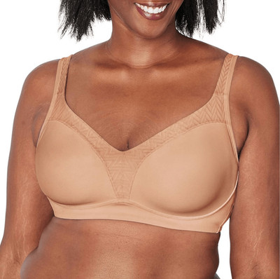 Playtex NWT 18 Hour Bounce Control Wirefree Bra Taupe 36DD