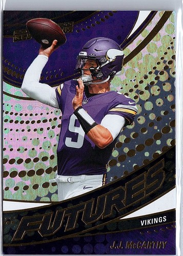 J.J. McCarthy #8 2025 Panini Revolution Futures card