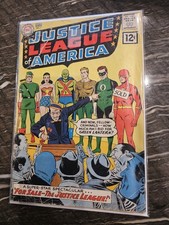 Justice League of America #8 Silver Age DC Comics December 1961 January 1962