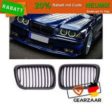 Kühlergrill Grill SET Schwarz Glanz Einzelsteg für BMW 3er E36 Facelift ab 1996