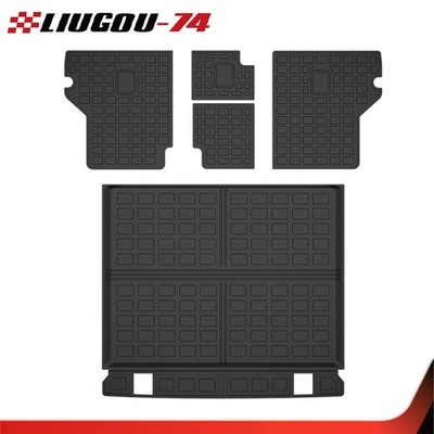 TPE Trunk Cargo Liner & Backrest Mats Fit For Toyota 4Runner 5 Seats 2010-2024
