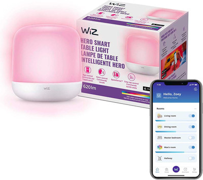WiZ Hero Table Lamp - 1 Count (Pack of 1), Color (16 Million Colors) 