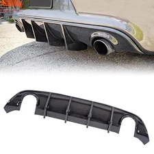 For 2015-2023 Dodge Charger SRT Rear Diffuser Bumper Lip Gloss Carbon Fiber Look