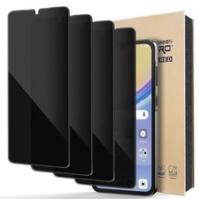 4 Pack Privacy Screen Protector for Samsung Galaxy A15 5G/4G, 9H Tempered Glass