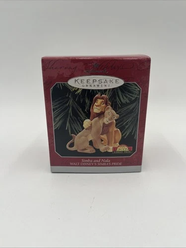Hallmark 1998 Simba's Pride Disney Simba and Nala Lion King Keepsake Ornament