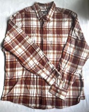 NEW Sz XXL Eddie Bauer Classic Plaid Flannel Shirt