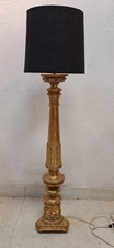 Antico candelabro  in legno intagliato e dorato stile Barocco epoca 800'