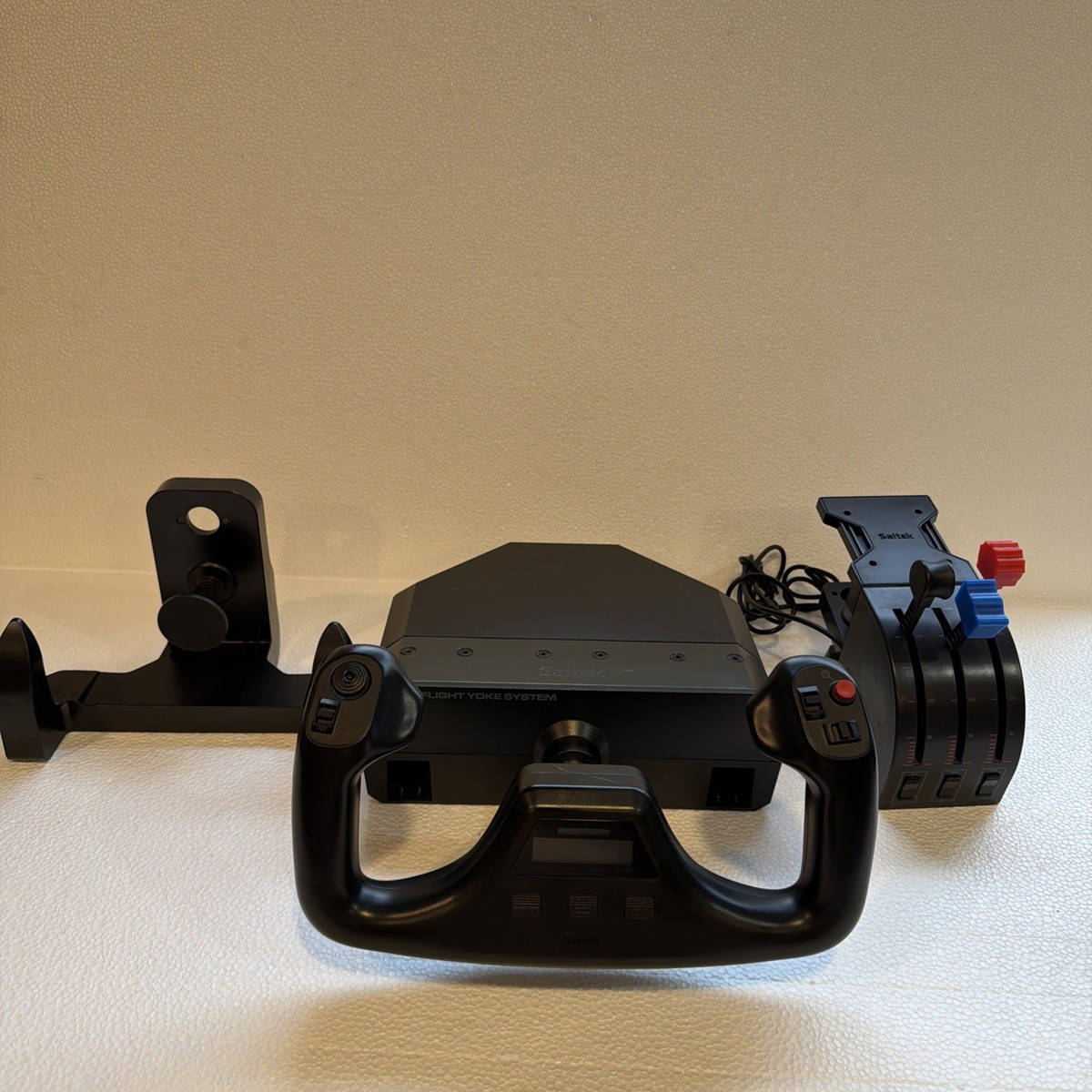PC用ゲームコントローラー・コンバーター Saitek Pro Flight Yoke System Logitech G Saitek Pro Saitek Flight Yoke & Throttle Quadrant