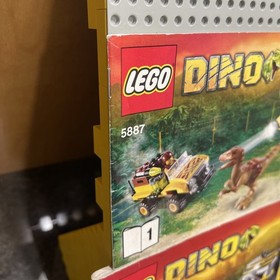 LEGO Dino Defense 5887 Instruction Manuals Booklets (Numbers 1 2 3) ONLY