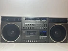 Vintage Sanyo C4 Carrying Modular Boombox AM/FM Cassette Dolby EQ 1980s Works