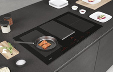 Haier HAIH8IFMCF I-Dual Series 6 83cm 4 Burners Induction Hob Black Vented Hob