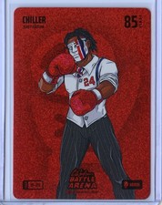 2026 Bo Jackson Battle Arena CHILLER Cam Thomas Red Sparkle Battlefoil #IBF-378