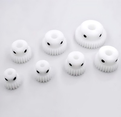 Spur Gears 1 Module POM Transmission Gear With Step Plastic Gears 15~40 Teeth