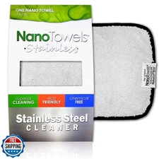 Nano Towels Stainless Steel Cleaner | The Amazing Chemical Free Stainless Ste