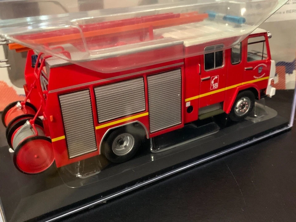 ODEON, BERLIET 770 KB6 FPT CAMIVA SDIS "23 - CREUSE" rosso, 1/43,  ODE136 - Immagine 2 di 2