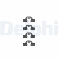Delphi ZubehöRsatz Scheibenbremsbelag LX0307 FüR VW Skoda Audi Golf 85 Renault 1