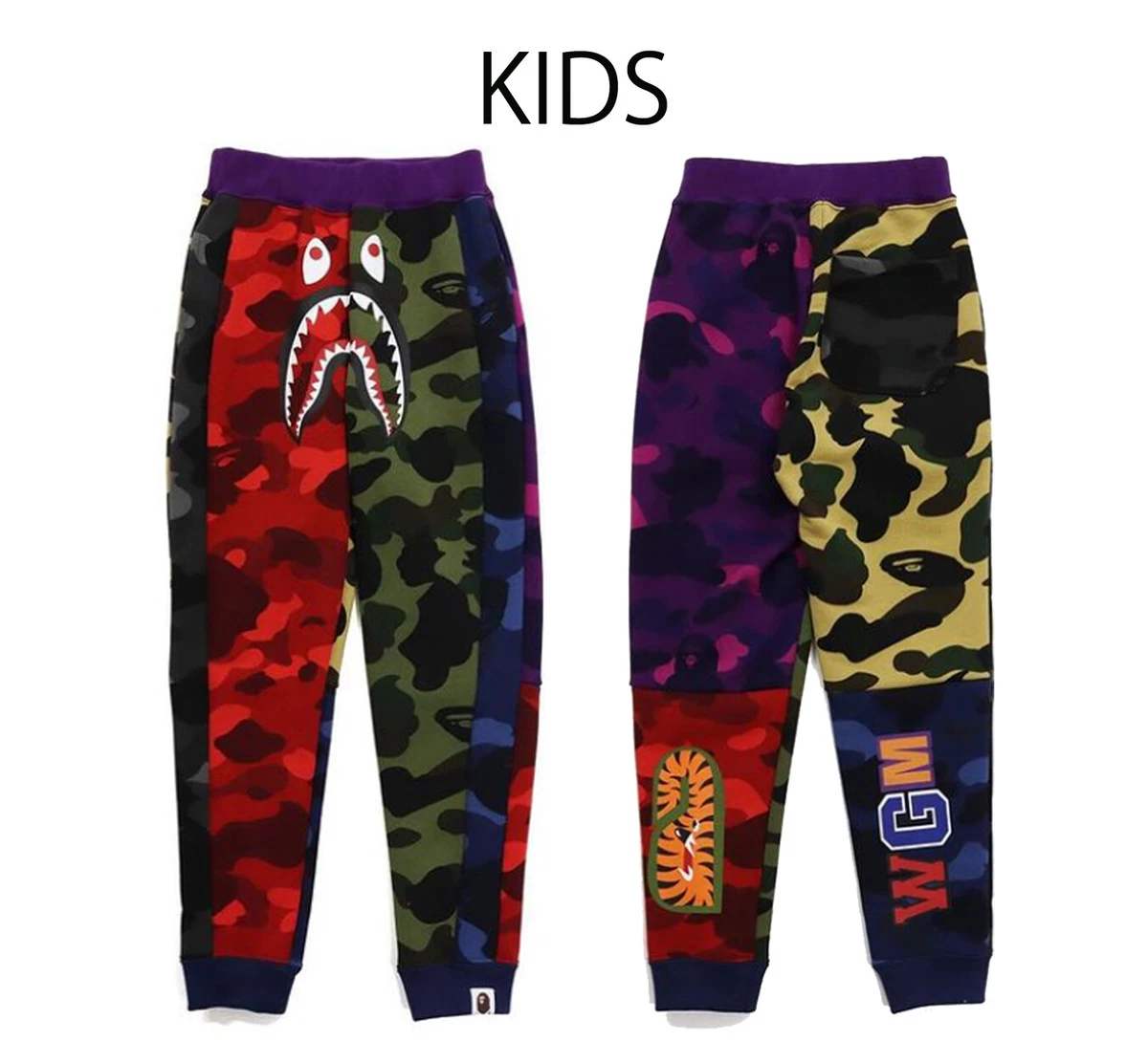 Kids bape joggers cheap