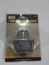 New Illinois Industrial Tool Heavy Duty 7 Way Round Pin Trailer Connector Socket