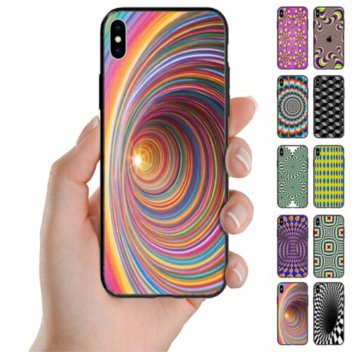 For Apple iPhone Series - Optical Illusion Print Back Case Mobile Phone Cover 1 - 第 1/11 張圖片