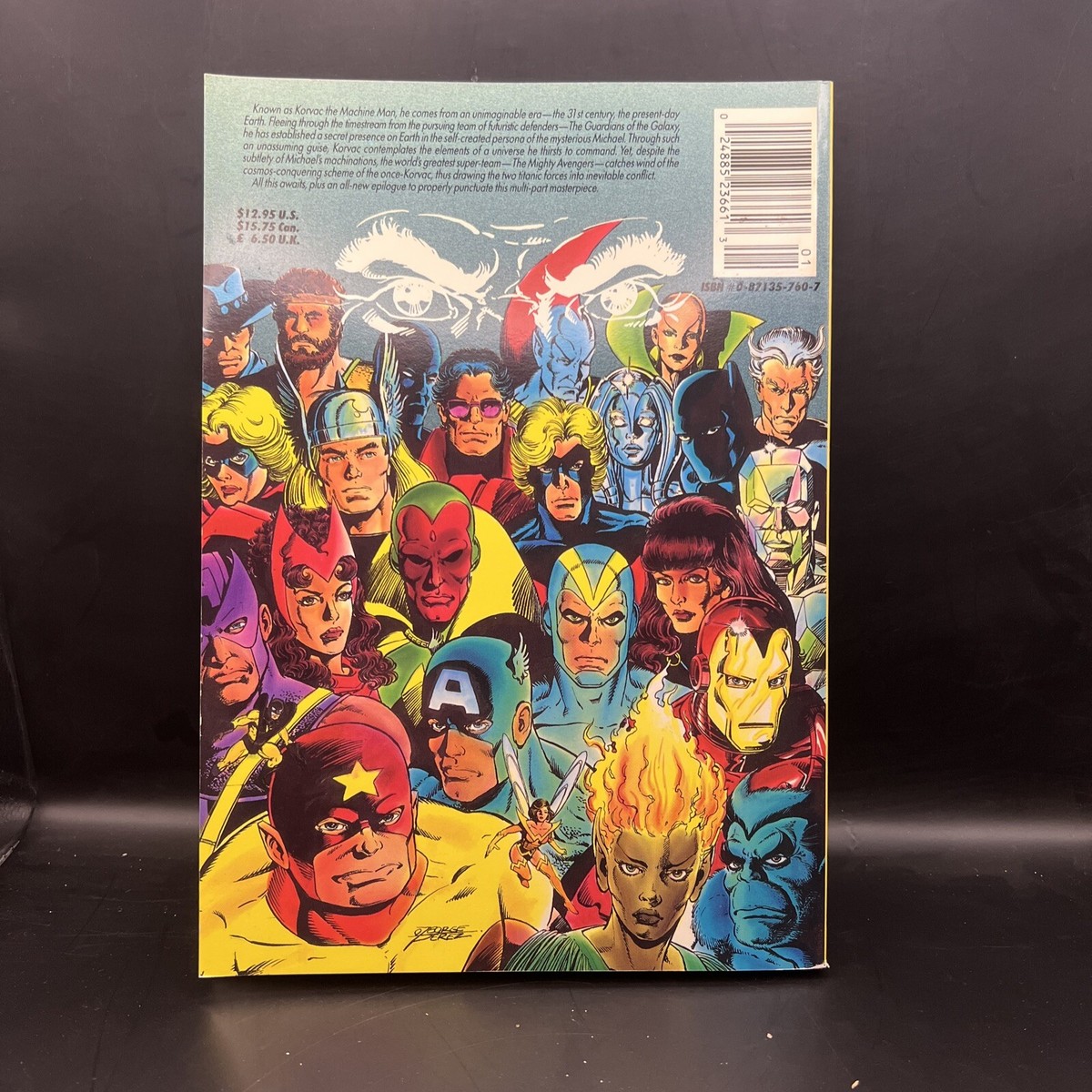 AVENGERS THE KORVAC SAGA TPB TRADE PAPERBACK 1ST PRINTING (1991
