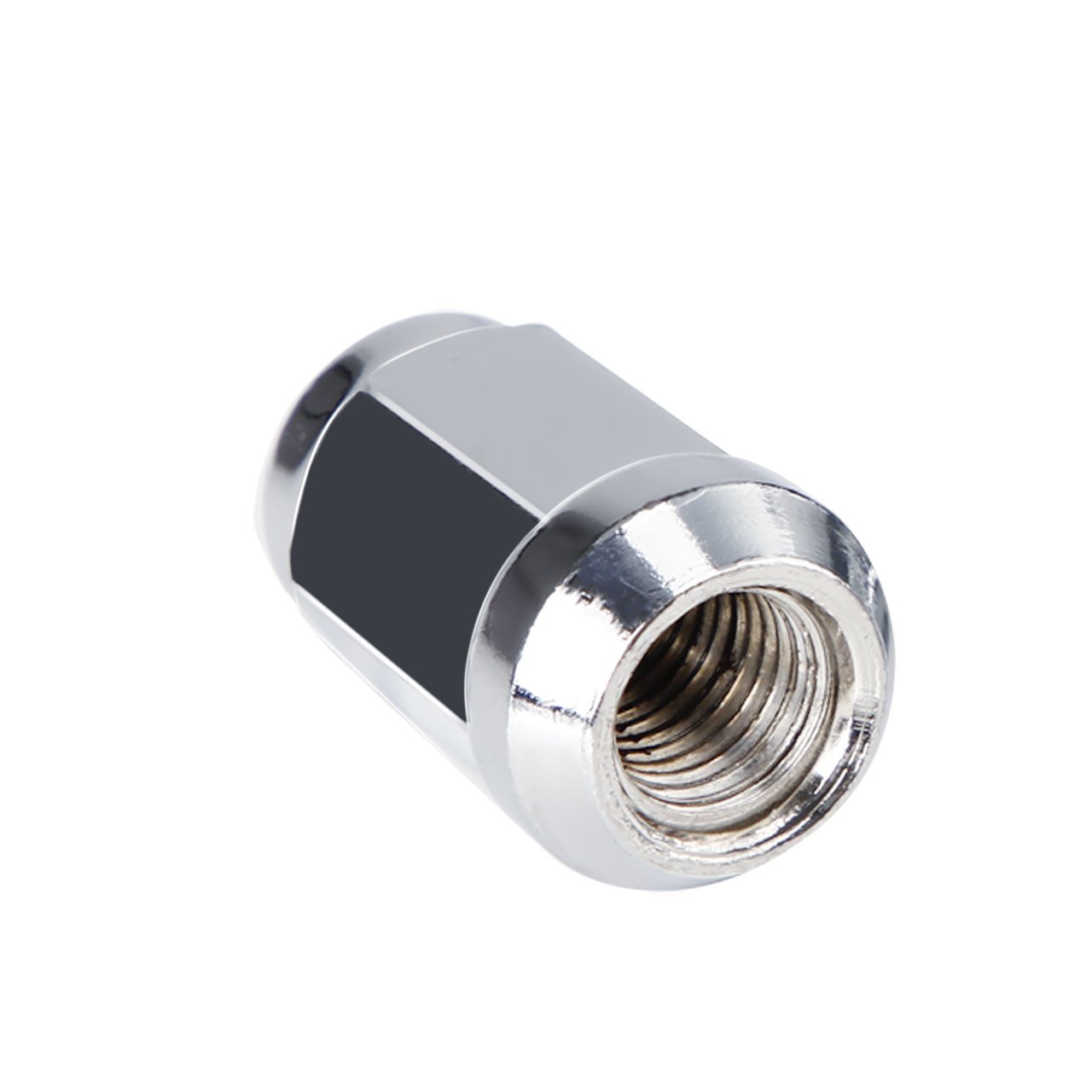 Set 20 Lug Nuts 12x1.5 Chrome Closed End Bulge Acorn Wheel Lug Nut Alloy Steel