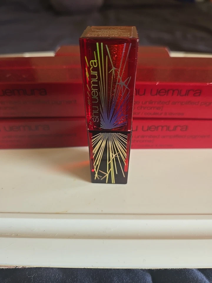 Color de labios ilimitado SHU UEMURA Rouge AP RD190 edición Firework Sparks ¡NUEVO! Foto 2 de 3