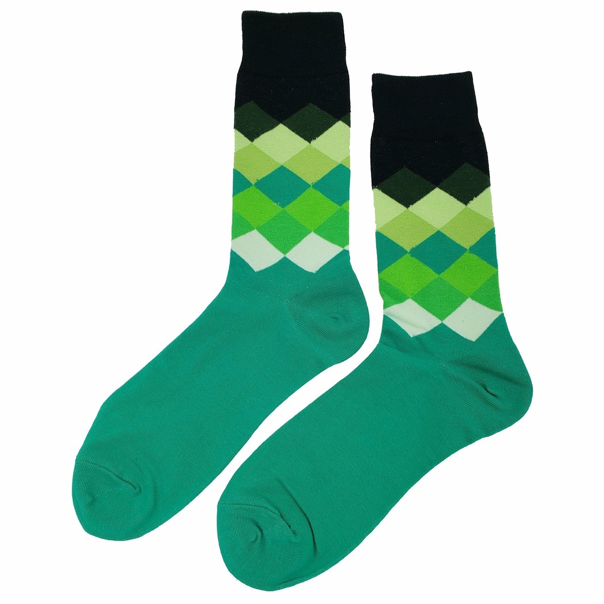 green emerald velvet dress Emerald Green Argyle Men's Dress Socks U.S. Men's Shoe Sizes 8-12 main image 1