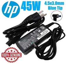Nice! OEM Genuine HP 45W AC Adapter Charger Blue Tip 19.5V 2.31A 740015-002