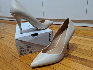 aldo beige pumps