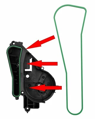 Dichtung passend für DeLonghi ECAM Abdeckung Abdampfkammer Expansionskammer